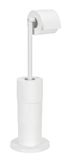 WENKO Staande Toiletrolhouder 2 in 1 wit