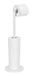 WENKO Staande Toiletrolhouder 2 in 1 wit