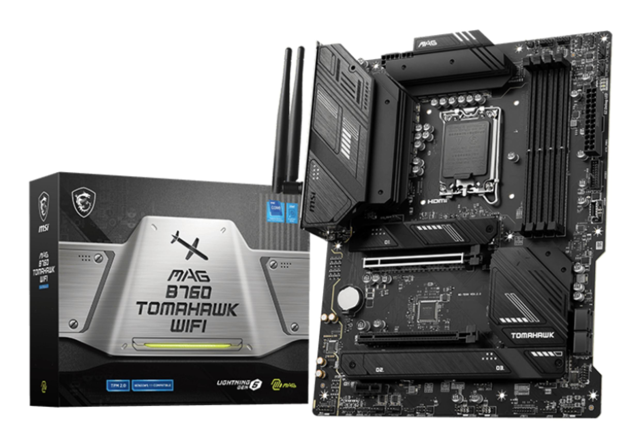MSI MAG B760 TOMAHAWK WIFI - Moederbord - LGA 1700 - ATX