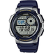 Casio Youth AE-1000W-2AVDF World Time Digitaal Sporthorloge - Blauwe Resin Band