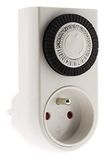 Mechanische Otio - Mini Dagelijkse Mechanische Timer - Wit