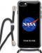 Case Company iPhone 8 Hoesje met Koord - NASA - Zwart - Back Cover