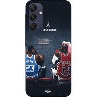 Maniacase Coque Pour Samsung galaxy A25 Young Jordan vs Old Jordan Be Legendary Basket