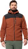 Jack Wolfskin KAMMWEG PILE FZ M Heren Outdoorvest - Polyester - Carmine - Maat M