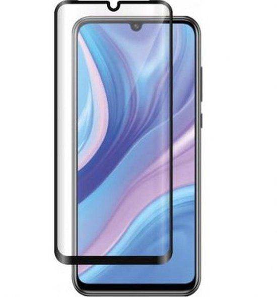 Bigben Connected Screenprotector voor Huawei P Smart S - Anti-Fingerprint 2.5D Glas Transparant Zwart