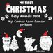 My First Christmas Baby Animals 2026: An Advent Calendar Countdown with 24 Short Bedtime Stories & High-Contrast Black and White Art for Newborns 0-12 Months