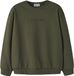 NAME IT Jongens Sweater NKMNORI LS RLX SWEAT BRU BOX Lange Mouw Ronde Hals Katoen Olive Night 146/152