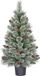 Black Box Vandans Kunstkerstboom in Pot - Frosted Green - H90 x Ø48 cm