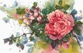 Luca-S Borduurpakket Rode Rozen - Red Roses - Telpatroon om te Borduren - 44 x 28 cm