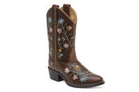Bootstock Bouquet Dark Brown Cowboylaarzen - Tieners - Bruin - Leer