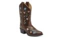 Bootstock Bouquet Dark Brown Cowboylaarzen - Tieners - Bruin - Leer