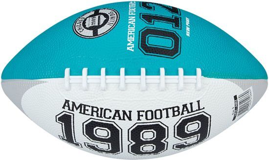 New Port American Football - Mini - Aqua/Wit/Zwart