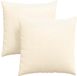 vidaXL - Zitkussens - 2 stuks - Crème - 80 x 80 cm - Corduroy stof