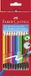 FABER-CASTELL Set kleurpotloden Classic Colour, uitwisbaar, 12-delig