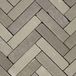Merkloos Gardenlux Gebakken waalformaat hollandse streken getrommeld Grijs Twents 5x20x6 cm prijs per m2