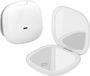 Merkloos / Sans marque Holland Connections 10x verlichte, oplaadbare, compacte reisspiegel met LED-licht, ultraheldere 10x vergroting, 3 lichtstanden, dimbare USB-C-aanraakspiegel (wit)