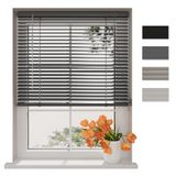 DTCH® Aluminium Jaloezie Easy - 25mm - Anthracite - 100 x 250 cm