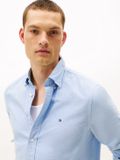 Tommy Hilfiger Heren Lange Mouwen Shirt Blauw Katoen S