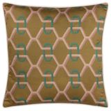 Paoletti Carnaby Ketting Geometrische Satijnen Kussenhoes
