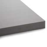 LUCID Traagschuim matrastopper 120 x 190 cm met bamboehoutskool, 7,5 cm dik