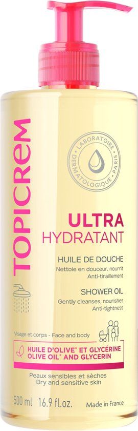 TOPICREM Ultra-Hydraterende Douche Olie 500 ml
