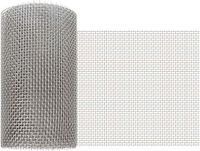 vidaXL - Mesh - Scherm - 20 x 500 cm - 6 Mesh - Roestvrij staal - Zilverkleurig