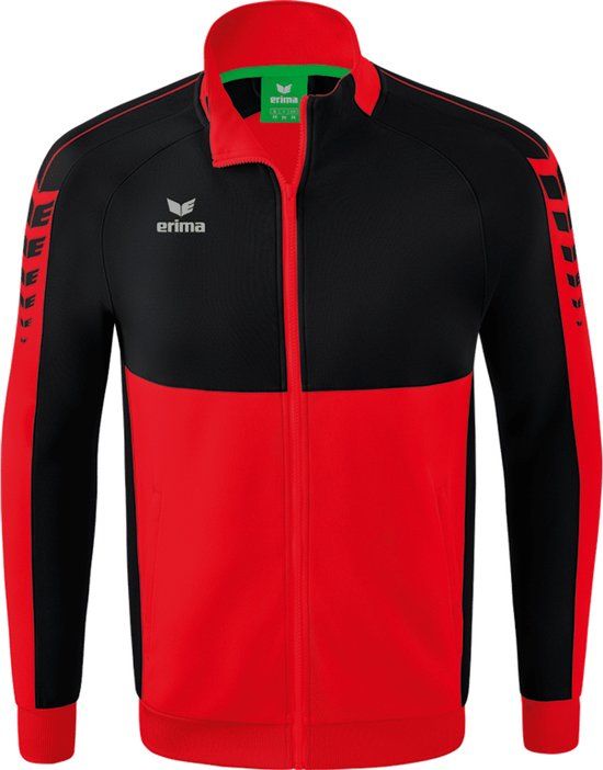 Erima Six Wings Worker Jacket Men - Red/Black | Size: 3XL