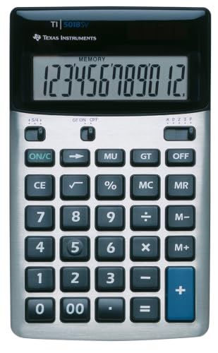 Texas Instruments TI 5018 Euro rekenmachine 4 transacties