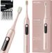 Spinel Care SmileON brosse à dents à thérapie sonore, rose, USB-C, 3 modes, set de soins bucco-dentaires