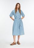 comma blousejurk light blue denim