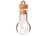 INNSPIRO Hanger glas ronde fles transparant met kurksluiting 14x28mm