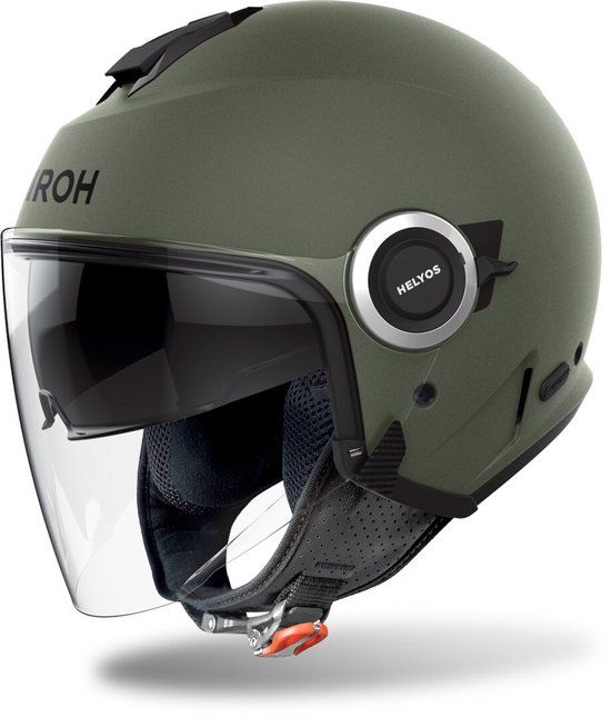 Airoh Helyos Color Military Groen Mat Jethelm - Maat L