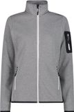 CMP Damesfleece 4XL bianco-graffite Polyester Herfst/Winter 2025