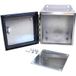 Hammond Electronics Boîtier mural 152 x 152 x 102 x 102 Inox