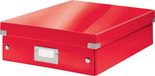Leitz Wow Click & Store Middelgrote Opbergdoos - Rood