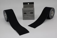 House of Healthbrands Skinestics Duo pack Sport tape – Fysio tape – Zwart – 600 cm x 5 cm