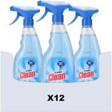 At Home Topbrands At Home Glass Spray - 12 x 750 ml - Voordeelverpakking
