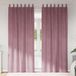 vidaXL Gordijnen 2 st donkerroze 140 x 260 cm fluweel