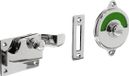 Intersteel WC-overslag met bocht rood / groen chroom