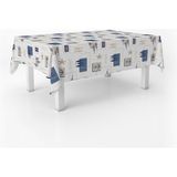ECOMMERC3 Rechthoekig tafelkleed, 300 x 140 cm, duurzaam, vlekwerend en waterdicht