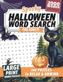 Halloween Word Search for Adults: Spooky Large Print Puzzles for Fun and Relaxation