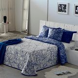 VIALMAN Lichte sprei Sofia 18 voor tweepersoonsbed 135 cm | Sprei 230 x 270 cm, marineblauw