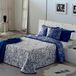 VIALMAN Lichte sprei Sofia 18 voor tweepersoonsbed 135 cm | Sprei 230 x 270 cm, marineblauw