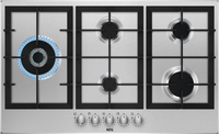 AEG HGB95522SM - 90 cm Gas Cooktop - Stainless Steel