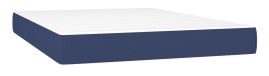 VidaXL Pocketveringmatras, medium, blauw, 160x200x20 cm, stof