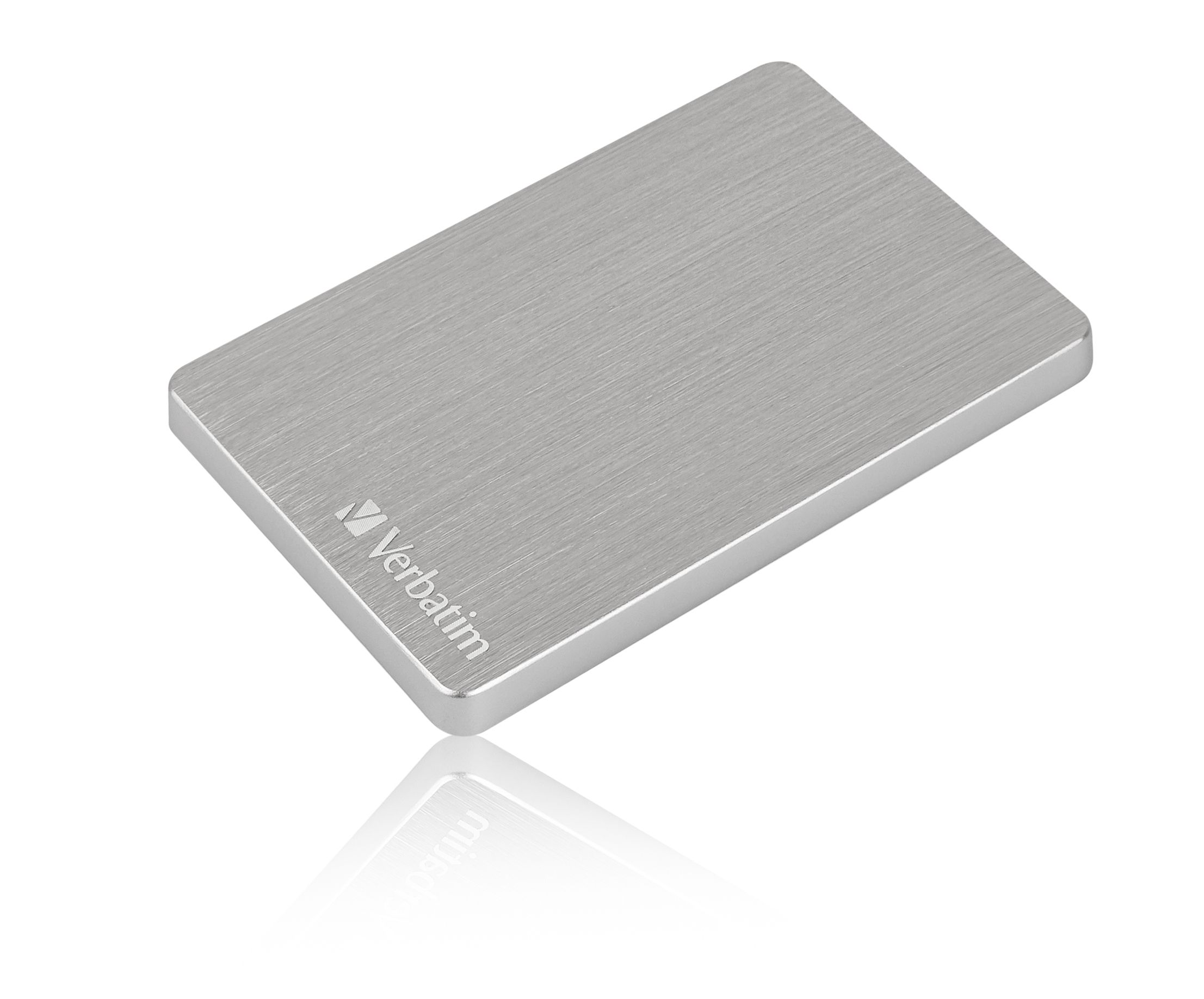 Verbatim Store 'n' Go ALU 1TB 2.5" USB-C External Hard Drive - Silver