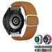 Wigento Samsung Geweven Nylon Band voor Galaxy Watch 6, 5, 4, Normal, Pro, Classic
