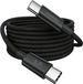 imoshion Braided USB-C naar USB-C kabel 100W - 2 meter - Zwart