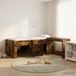 Maison Exclusive - Lit superposé avec bureau pour enfants, 2 pièces, chêne fumé