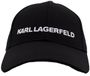KARL LAGERFELD ESSENTIAL CAP Baseball cap Zwart Katoen Herfst/Winter Mannen